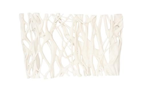Phillips Collection Cast Entwined Rectangular Wall Root Faux Bleached Accent