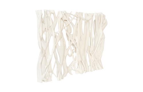 Phillips Collection Cast Entwined Rectangular Wall Root Faux Bleached Accent
