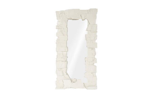 Phillips Collection Rocky Ridge Dress White Stone Mirror