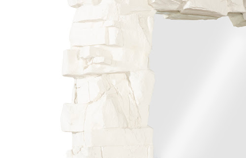 Phillips Collection Rocky Ridge Dress White Stone Mirror