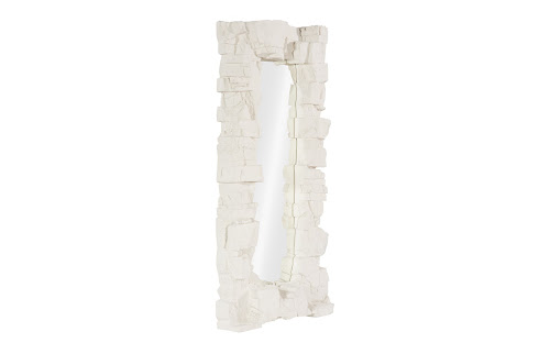 Phillips Collection Rocky Ridge Dress White Stone Mirror