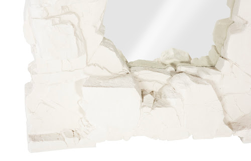 Phillips Collection Rocky Ridge Dress White Stone Mirror