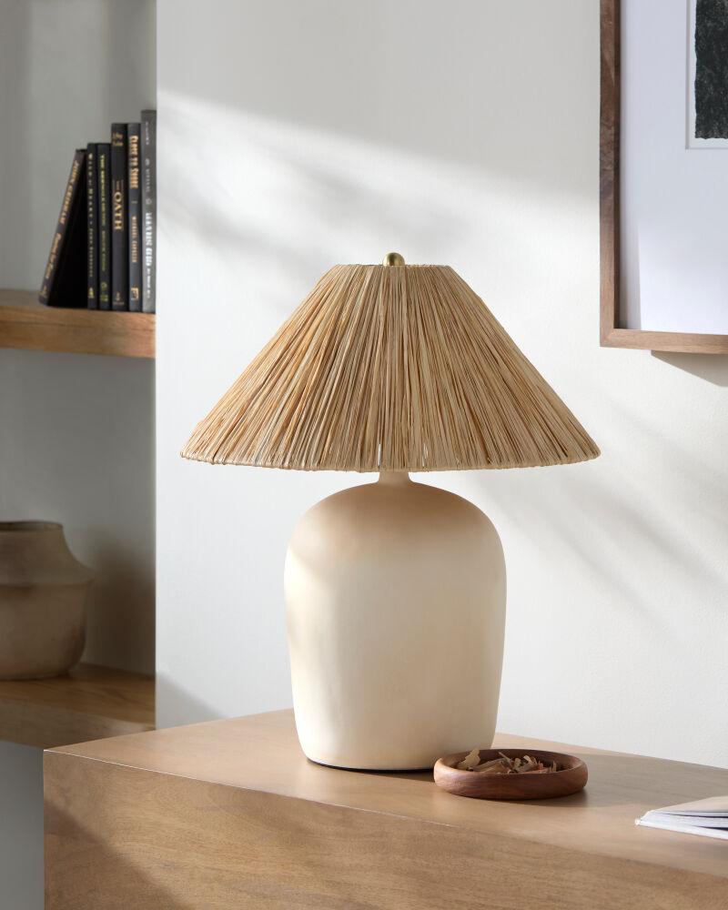Livabliss Otahu OTH-004 20"H x 17"W x 17"D Table Lighting