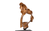 Phillips Collection Metallurgy Wood Sculpture Iron Base Assorted Tabletop