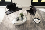 Phillips Collection Graven Live Edge Bench Black Chair