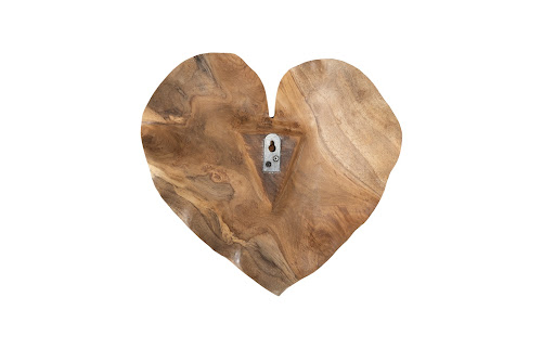 Phillips Collection Heart Leaf Wall Tile Brown Wall Art