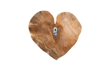 Phillips Collection Heart Leaf Wall Tile Brown Wall Art