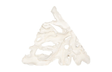 Phillips Collection Contour Cast Root Triangle Wall Art Faux Bleached Accent