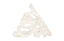 Phillips Collection Contour Cast Root Triangle Wall Art Faux Bleached Accent