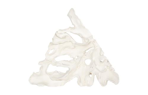 Phillips Collection Contour Cast Root Triangle Wall Art Faux Bleached Accent