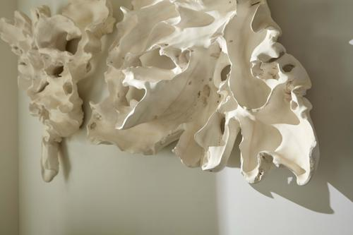 Phillips Collection Contour Cast Root Triangle Wall Art Faux Bleached Accent