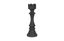 Phillips Collection Rook Chess Sculpture, Cast Stone Black, Small Black Accent