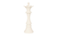 Phillips Collection Queen Chess Sculpture, Cast Stone White, Small Off White Accent
