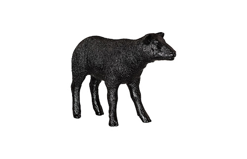 Phillips Collection Texelaar Sheep, Lamb, Gel Coat Black Black Accent