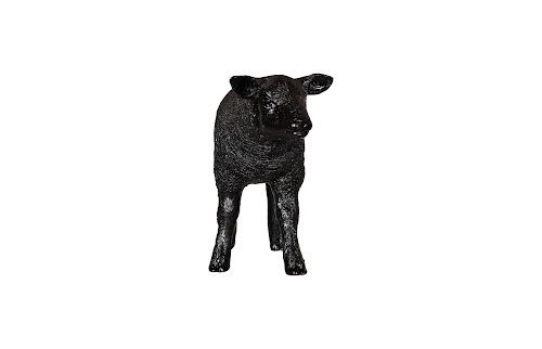 Phillips Collection Texelaar Sheep, Lamb, Gel Coat Black Black Accent