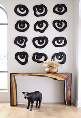 Phillips Collection Texelaar Sheep, Lamb, Gel Coat Black Black Accent