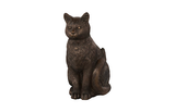 Phillips Collection Cat Sitting Sculpture Bronze Accent