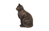 Phillips Collection Cat Sitting Sculpture Bronze Accent