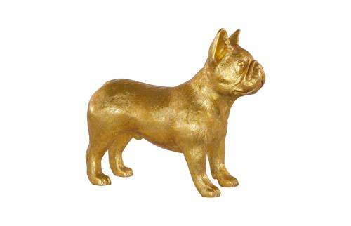 Phillips Collection French Bulldog Gold Leaf Accent