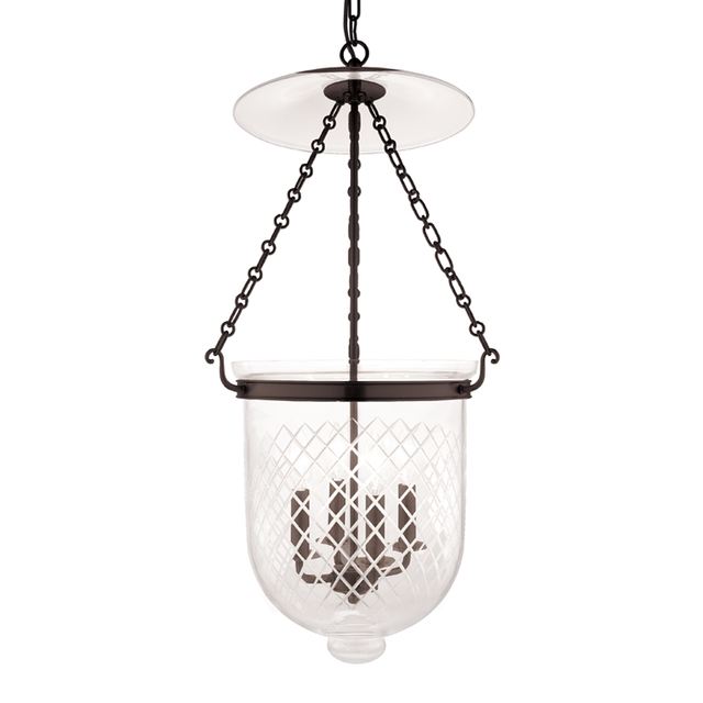 Hudson Valley Lighting Hampton Old Bronze 14.5W x 14.5L x 30.75H Pendant