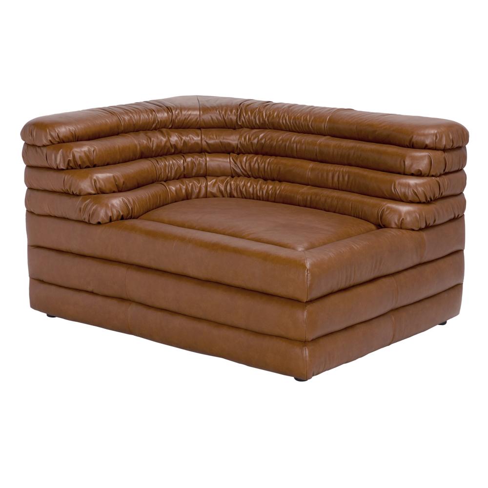 NOIR Bandera Sofa L Roche Tan Leather