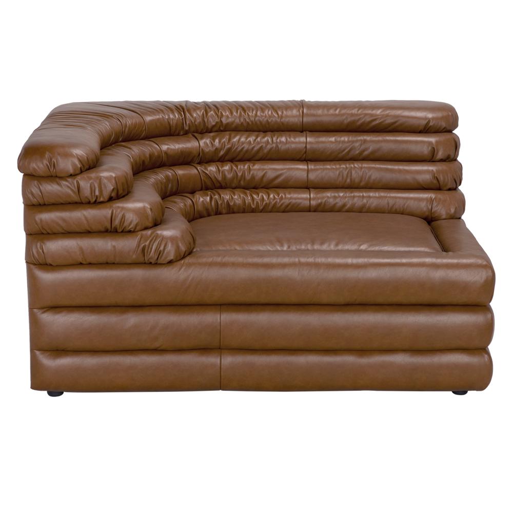 NOIR Bandera Sofa L Roche Tan Leather