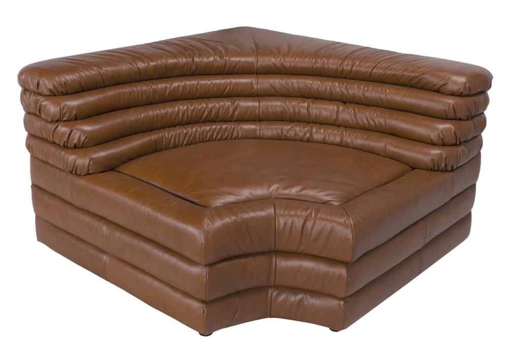 NOIR Bandera Sofa Sc Roche Tan Leather