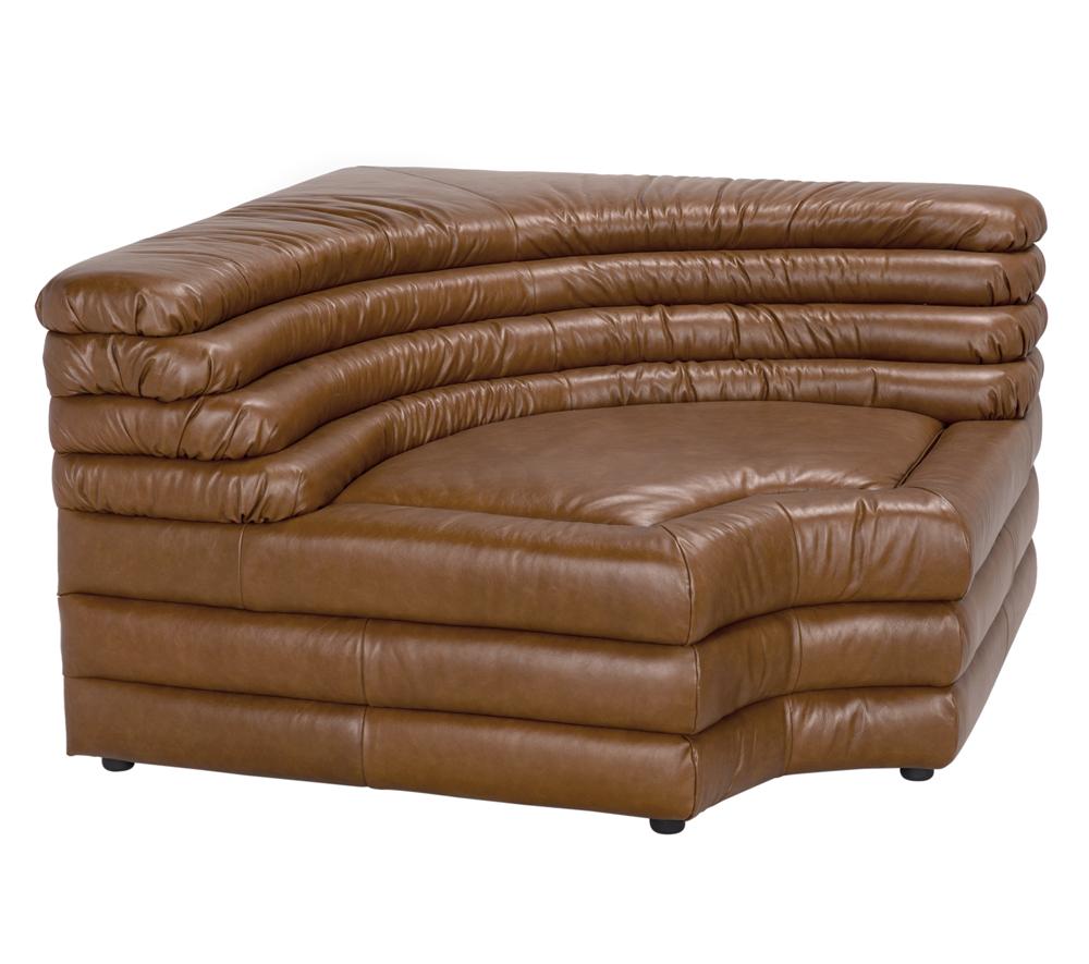 NOIR Bandera Sofa Sc Roche Tan Leather