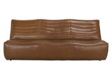 NOIR Mcclain 3 Seater Roche Tan Leather
