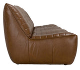 NOIR Mcclain 3 Seater Roche Tan Leather