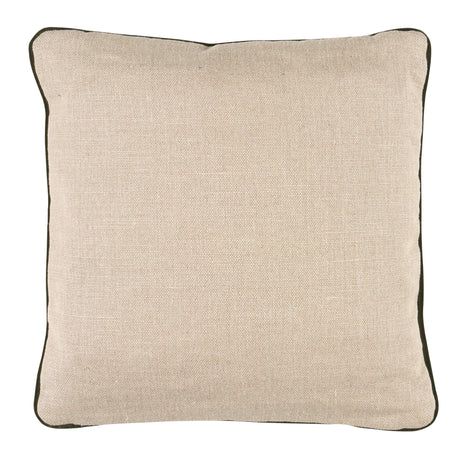 Schumacher Vert & Eucalyptus 16" x 16" Flemish Tapestry Pillow