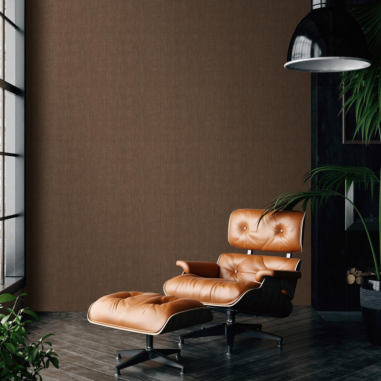 Veer Decor Allure Texture Brown Wallpaper