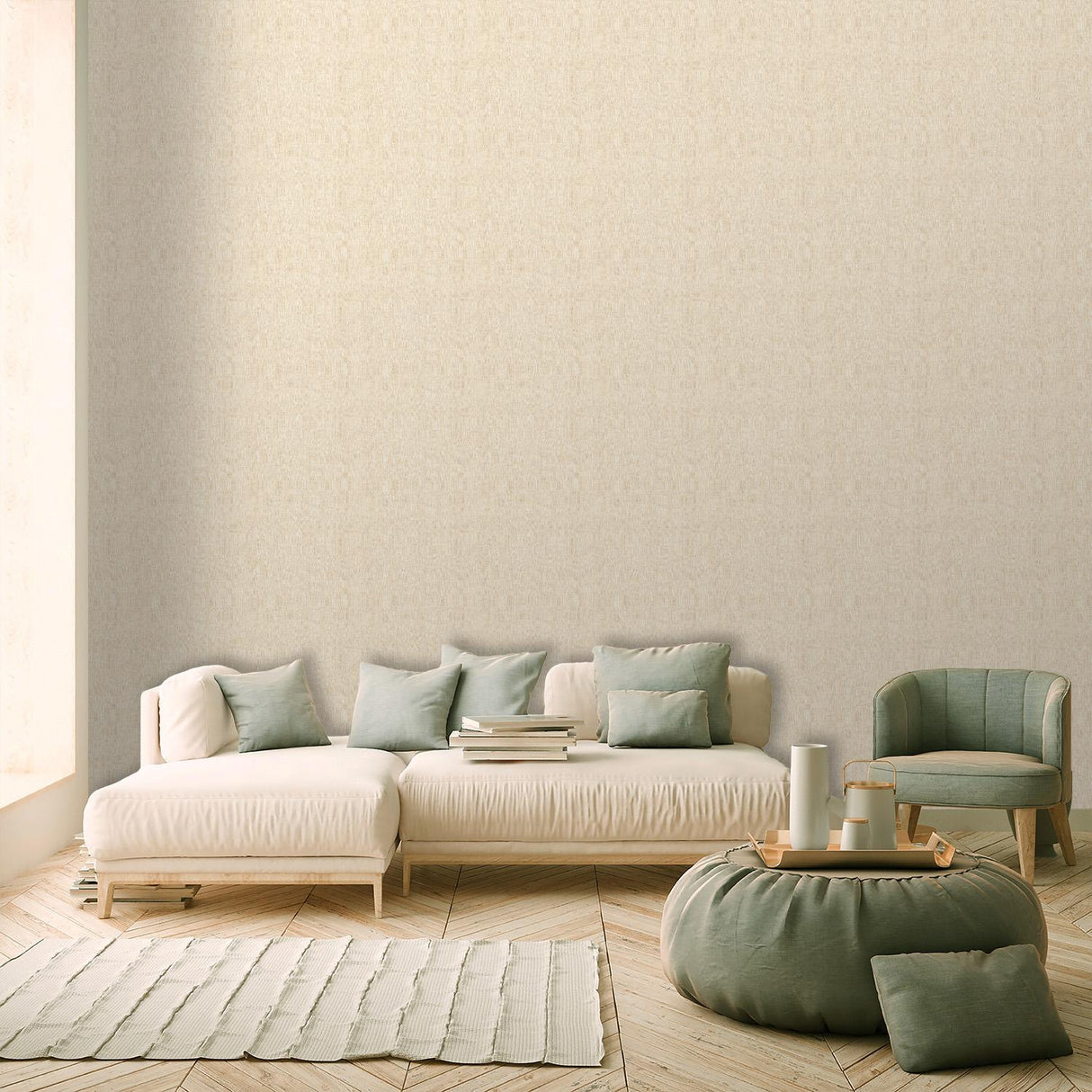 Veer Decor Allure Texture Light Beige Wallpaper