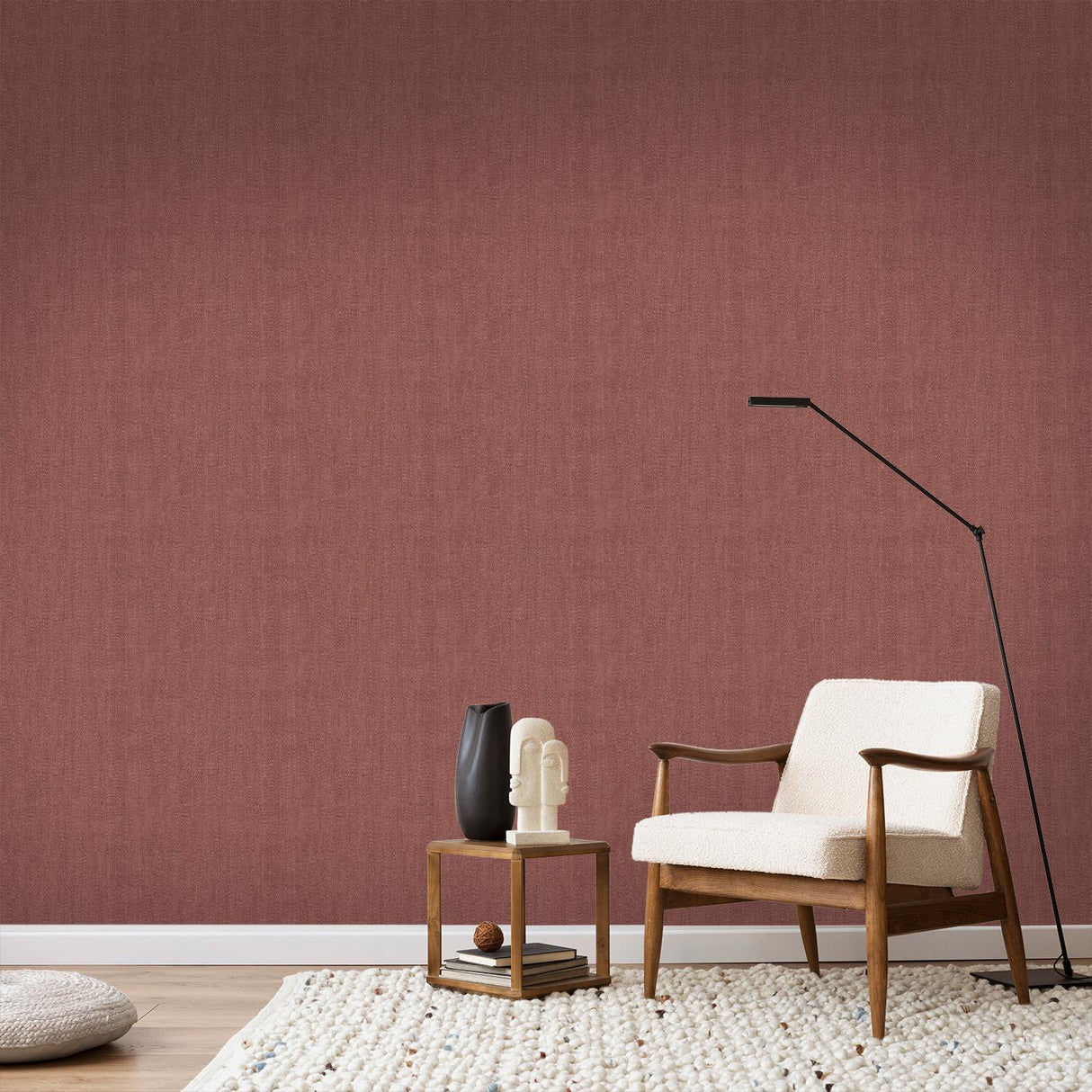 Veer Decor Allure Texture Wine Wallpaper