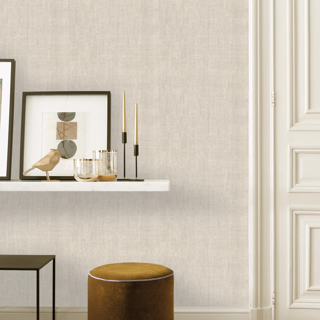 Veer Decor Allure Texture Light Taupe Wallpaper