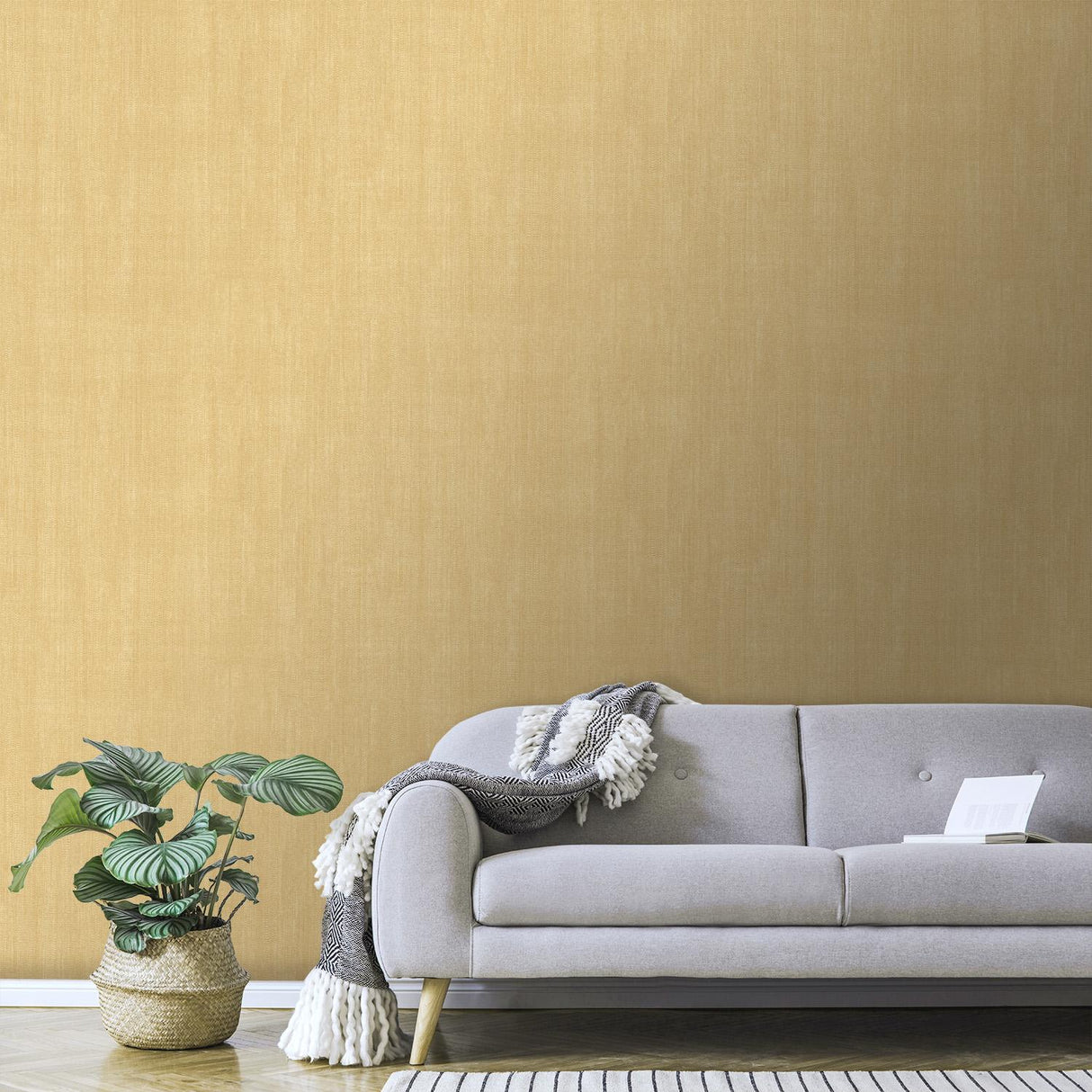 Veer Decor Allure Texture Corn Wallpaper