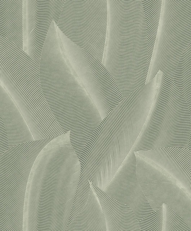 Veer Decor Allure Leaf Moss Wallpaper