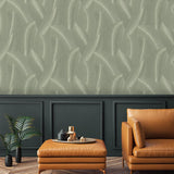 Veer Decor Allure Leaf Moss Wallpaper