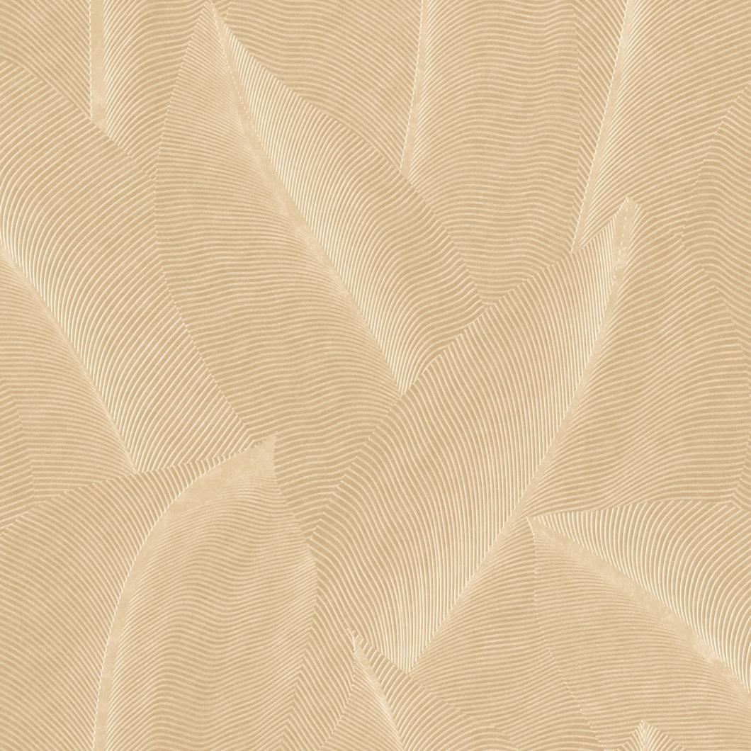 Veer Decor Allure Leaf Beige Wallpaper