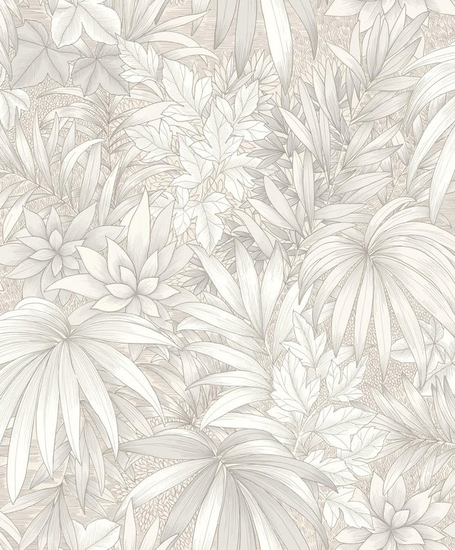 Veer Decor Allure Jungle White Wallpaper