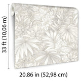 Veer Decor Allure Jungle White Wallpaper