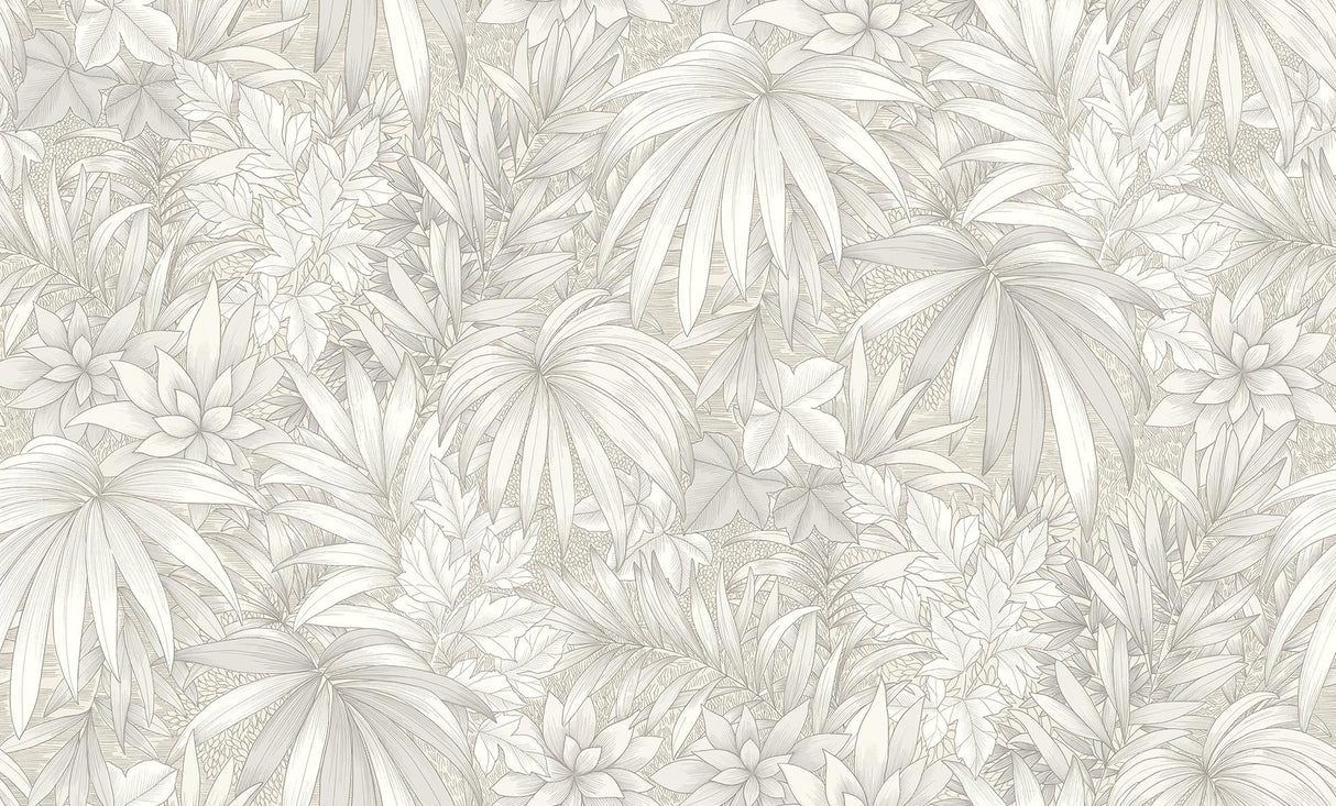 Veer Decor Allure Jungle White Wallpaper