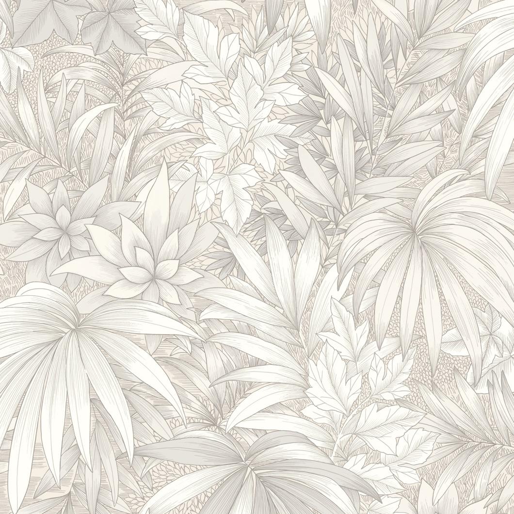 Veer Decor Allure Jungle White Wallpaper