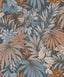 Veer Decor Allure Jungle Dark Blue Wallpaper