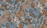 Veer Decor Allure Jungle Dark Blue Wallpaper