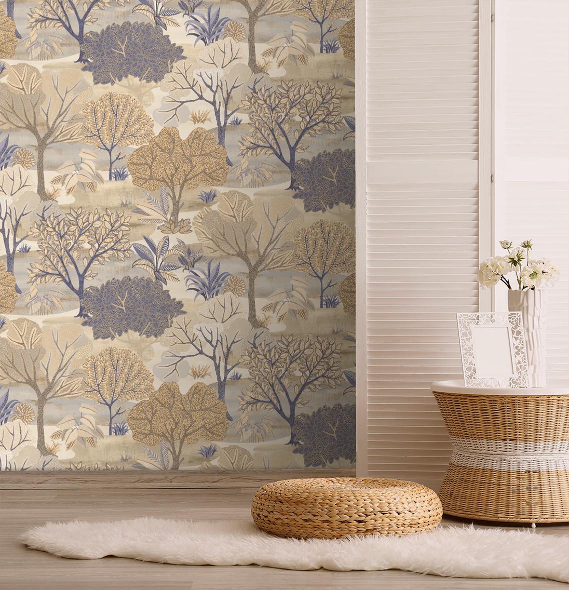 Veer Decor Allure Forest Beige Wallpaper