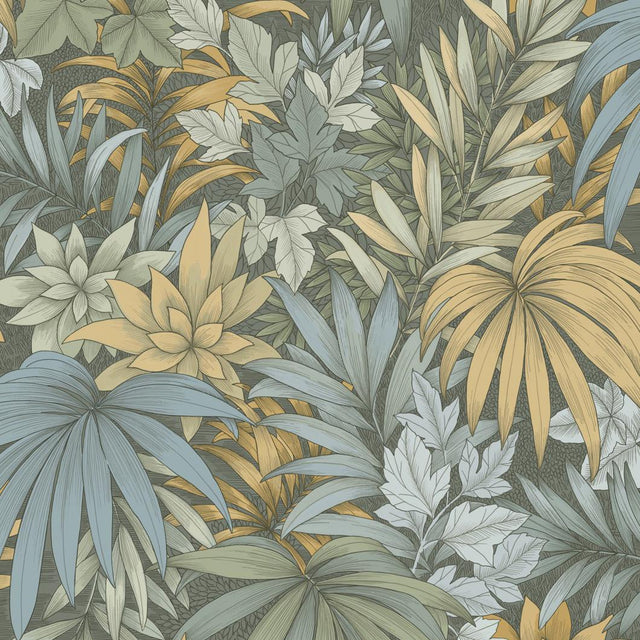 Veer Decor Allure Jungle Dark Moss Wallpaper