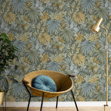 Veer Decor Allure Jungle Dark Moss Wallpaper