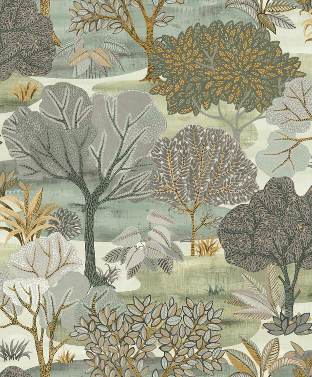 Veer Decor Allure Forest Moss Wallpaper