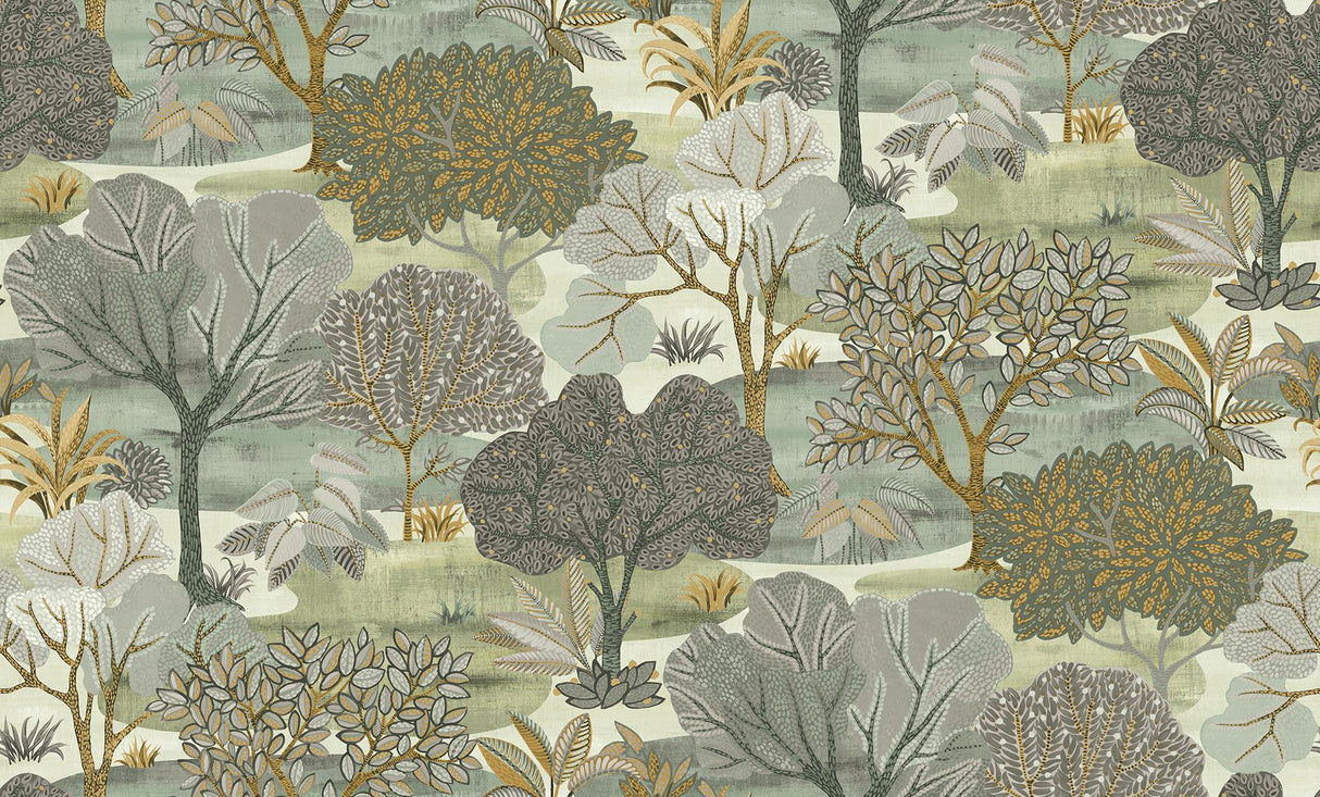 Veer Decor Allure Forest Moss Wallpaper